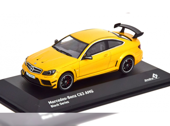 MERCEDES-BENZ AMG C63 Coupe Black Series (2012), yellow metallic