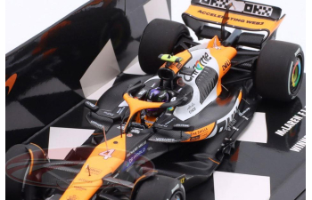 McLaren MCL38 №4 Winner Singapore GP Formula 1 Lando Norris (2024)