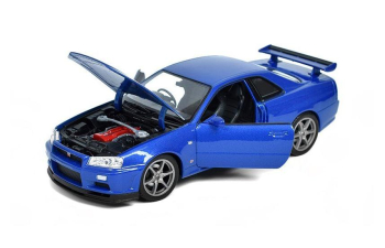 NISSAN Skyline GT-R (R34) (1999), blue