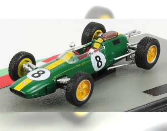 LOTUS F1 25 N 8 World Champion Season 1963 Jim Clark, Green Yellow