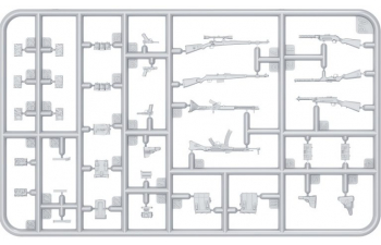 Сборная модель Аксессуары GERMAN INFANTRY WEAPONS & EQUIPMENT