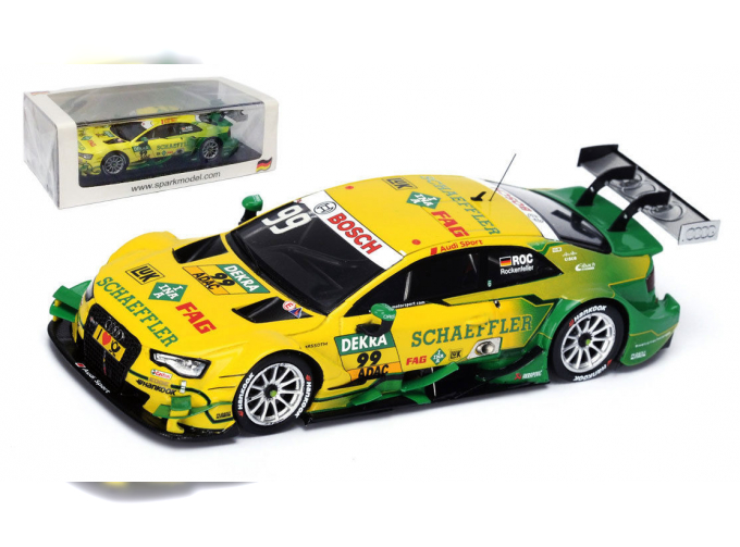 AUDI RS 5 DTM Audi Sport Team Phoenix (2015), yellow / green