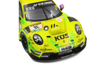 PORSCHE 911 GT3 R #911 Manthey-Racing 24h Nuerburgring Laurens Vanthoor, Thomas Preining, Kevin Estre, Ayhancan Güven (2024), yellow/green