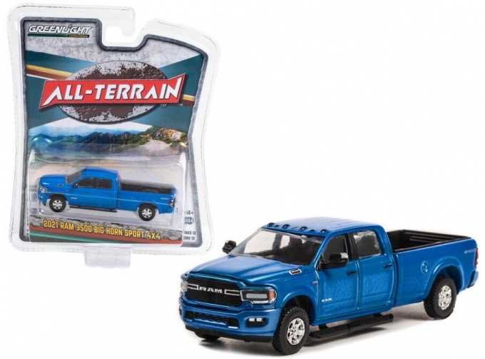 RAM 3500 Big Horn Sport 4x4 (2021), Hydro Blue Pearl Coat