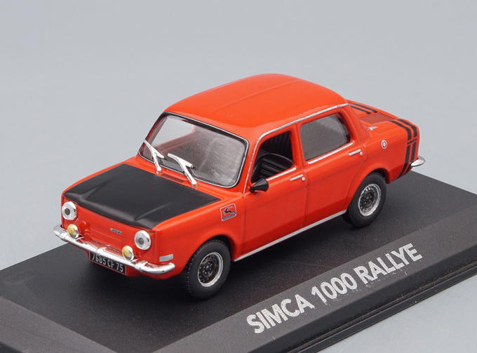 SIMCA 1000 Rallye (1964), red / black