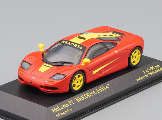 McLAREN F1 Hekorsa-Edition red and yellow (exclusive for Hekorsa 1 of 999 pcs.), red