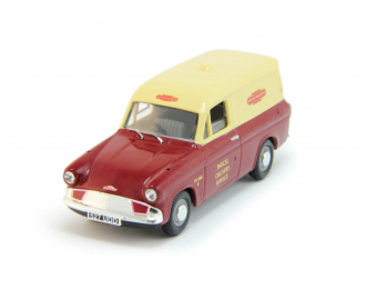 FORD Anglia Van British Railways, cream / cherry