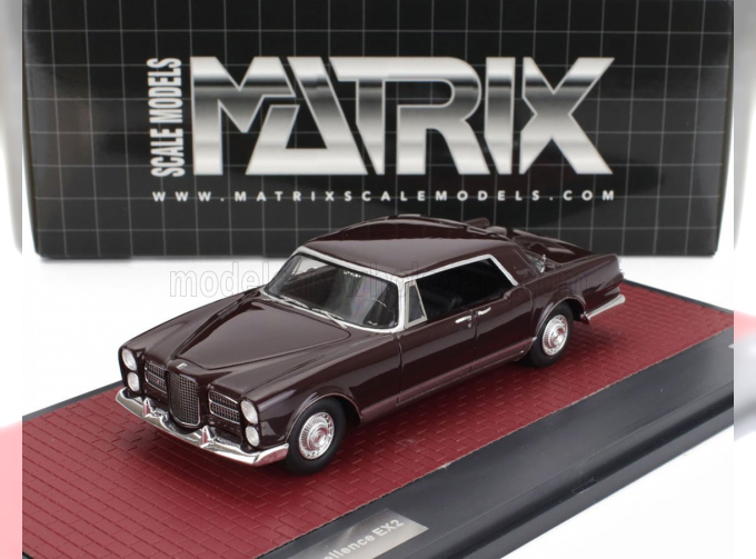 FACEL VEGA Excellence Ex2 (1962), Bordeaux Silver