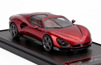 ALFA ROMEO 33 Stradale (2025), dark red