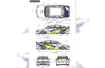 Сборная модель VOLVO S40 '97 BTCC Brands Hatch Winner