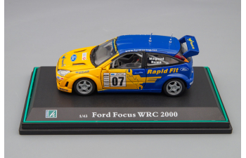 FORD Focus WRC 2000 Rapid Fit #7, yellow / blue