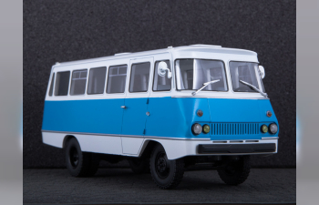 Автобус ПАГ-2М, голубой / белый