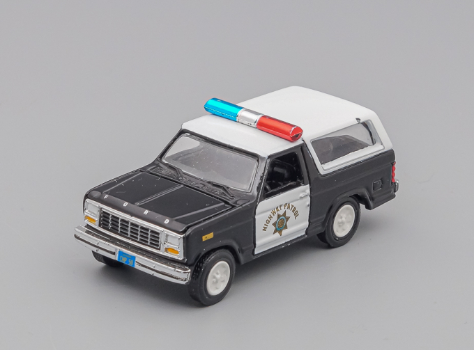 FORD Bronco 1980 Highway Patrol, black / white