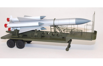 Сборная модель Прицеп ТЗМ РЗО С-200 Ангара с ракетой