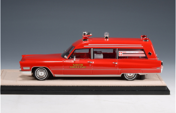 CADILLAC Miller-Meteor Ambulance "North Ambulance" (1968), Red