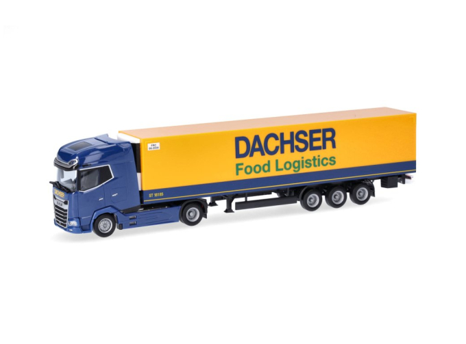 DAF XG+ Dachser Intelligent Logistics, blue / yellow