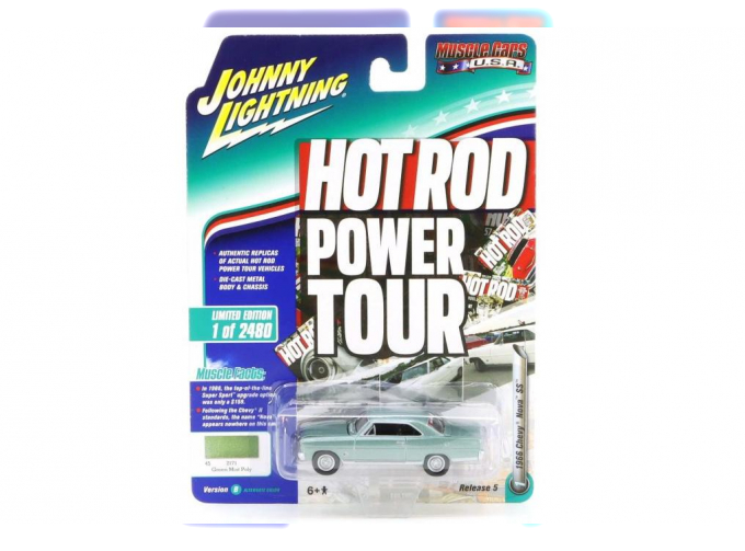 CHEVROLET Nova SS (1966), turquoise