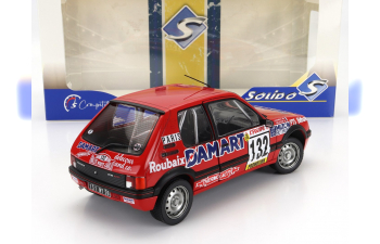 PEUGEOT 205 1.6 Gti №132 Rally Montecarlo (1986) Francois Delecour - Anne Chantal Pauwels, Red