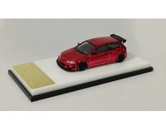 HONDA Civic EG6, chrome red