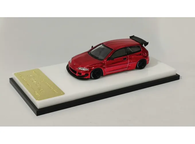 HONDA Civic EG6, chrome red