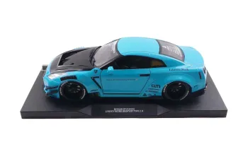 NISSAN GT-R (R35) W/ Liberty Walk bodykit 2.0 (2024), blue