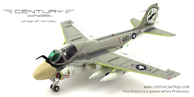 Grumman KA-6D Intruder Diecast Model USN VA-35 Black Panthers AJ520 USS Nimitz 1978 (Wings of Heroes)