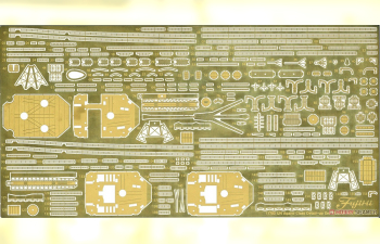 Сборная модель Full-Hull IJN Series IJN Light Cruiser Sakawa (w/Photo-Etched Parts)