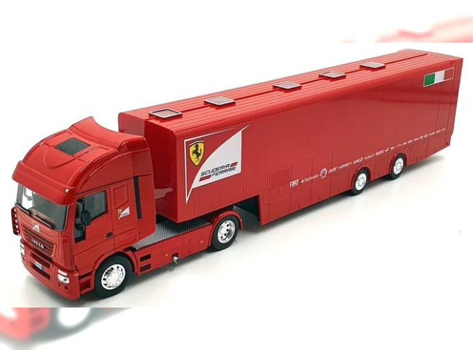 IVECO Stralis (2014) Ferrari F1 Team Transporter Truck, red