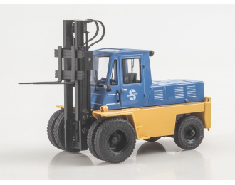 Львовский автопогрузчик АП-4014 (перевыпуск), жёлто-голубой