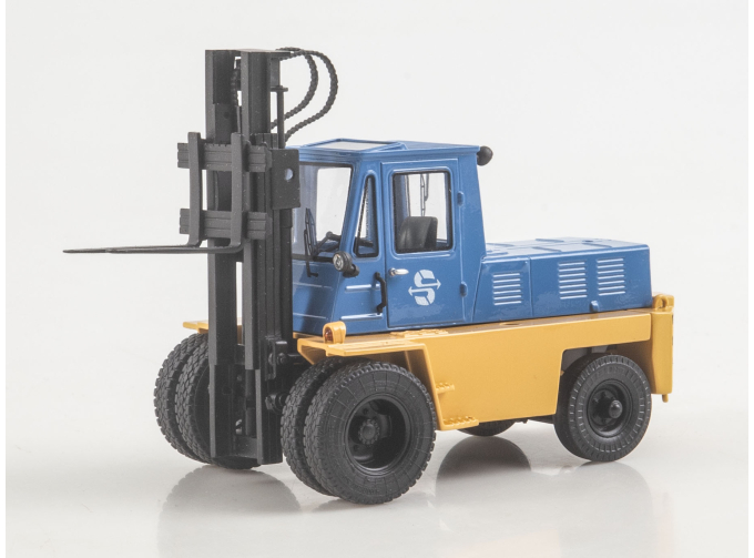 Львовский автопогрузчик АП-4014 (перевыпуск), жёлто-голубой