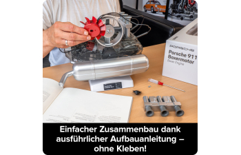 Сборная модель двигатель Порше 911 бокстер / Porsche 911 6-Zylinder Boxermotor (1966)