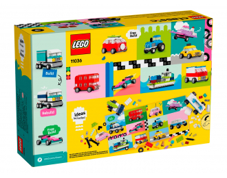 AUTOMOBILE Lego Classic - Veicoli Creativi - Auto Colorate - Free Build - 900 Pezzi - 900 Pieces, Various