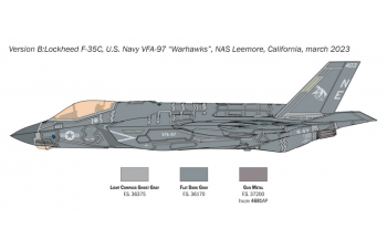 Сборная модель LOCKHEED MARTIN F-35 C Lightning Ii Military Airplane 2011