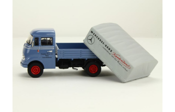 MERCEDES-BENZ L319 Pritschenwagen "Mercedes-Benz Kundendienst" (1956), blue