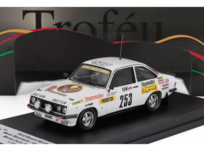 FORD Escort Rs 2000 (night Version) №253 Rally Montecarlo Marco Marchesini - Gianni Caorsi (1980), White