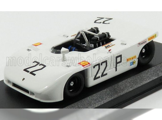 PORSCHE 908/03 N 22 Winner 1000km Nurburgring 1970 Elford - Ahrens Jr, White