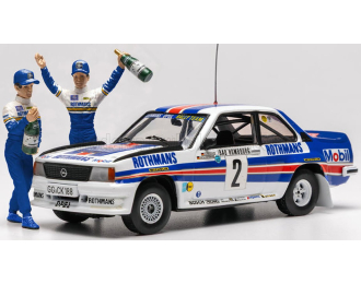 OPEL Ascona 400 №2 Walter Röhrl/Christian Geistdörfer, Rally Monte Carlo (1982), white/blue/red