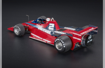 ALFA ROMEO F1 Brabham Bt46b Parmalat №2 Sweden Gp (with Pilot Figure) 1978 John Watson, Red Blue