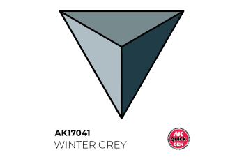 Краска акриловая QUICK GEN - Зимний серый / WINTER GREY, 18мл