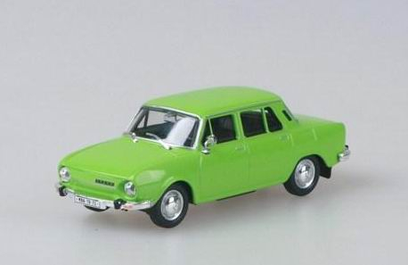 SKODA 110L 1972, green attractive