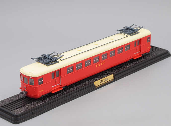 ZCE 23801 ( L'AUTOMOTRICE DE RAMASSAGE E'TAT) 1938 Red/Beige