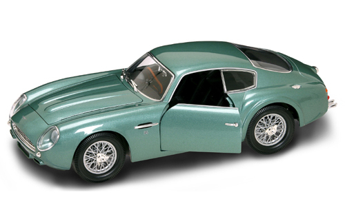 ASTON MARTIN DB4 Zagato (1961), Road Signature 1:18, зеленый