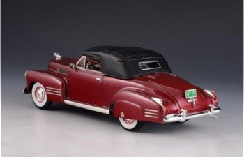 CADILLAC Series 62 Convertible Coupe (закрытый) 1941 Metallic Red