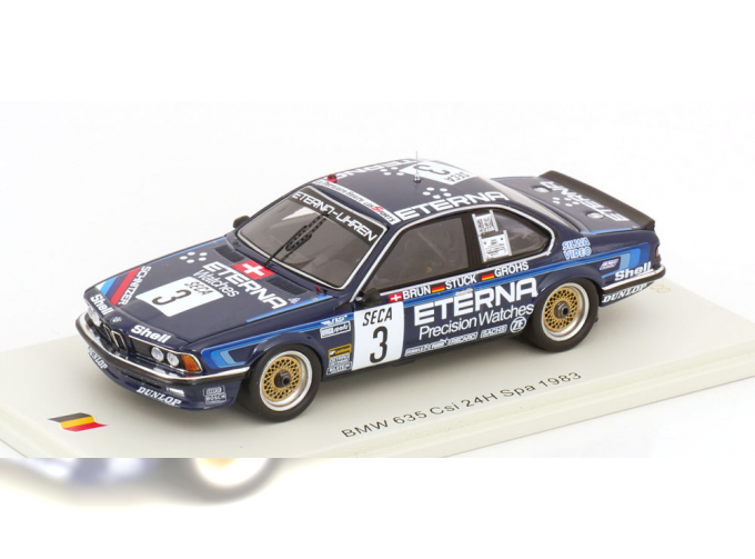 BMW 635 CSI No 3 24h Spa, Stuck/Brun/Grohs (1983)