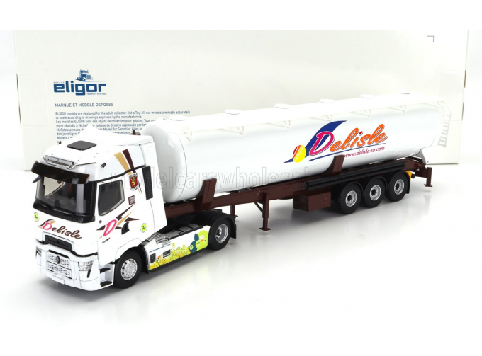 RENAULT T-line High Tanker Truck Delisle Transports (2023), white