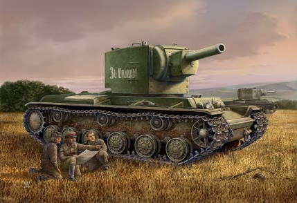 Сборная модель Танк Russian KV-2 Tank