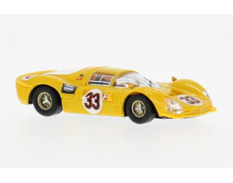FERRARI 330P3 #33 Daytona W.Mairesse/J.Blaton (1967), yellow