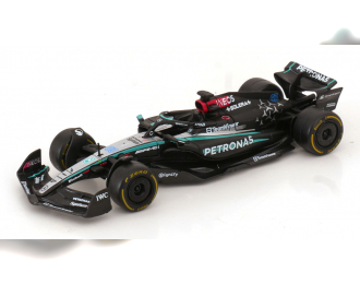 MERCEDES GP F1 W15 Eq Performance Team Amg Petronas Motorsport №63 Season (2024) George Russell, Black Silver Green