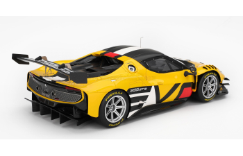 FERRARI 296 GT3 EVO Presentation (2025), yellow/black