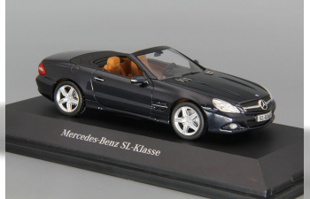 MERCEDES-BENZ SL-Class Roadster R230 (2008), black chromit